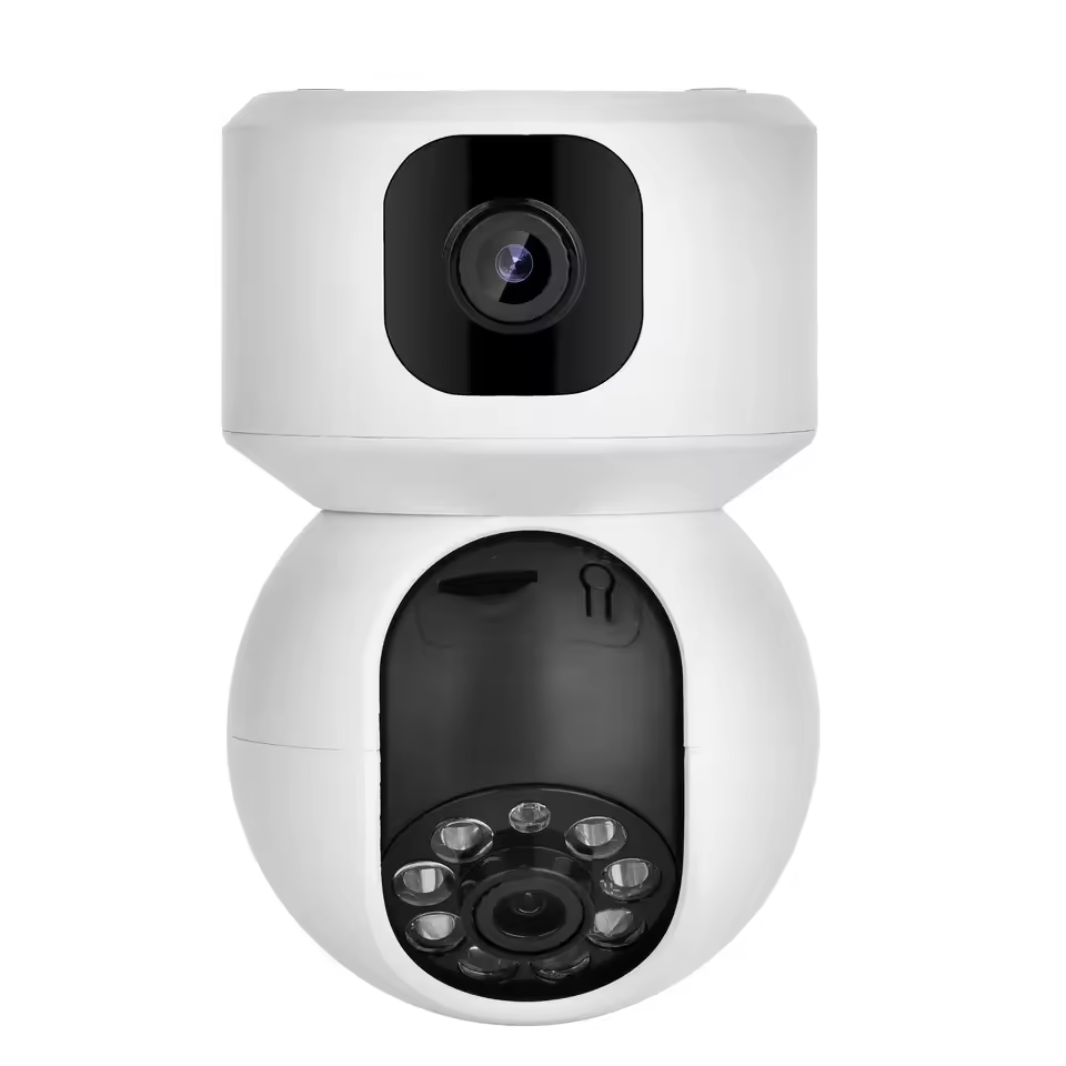 Dual-Lens 4G SIM CCTV Camera