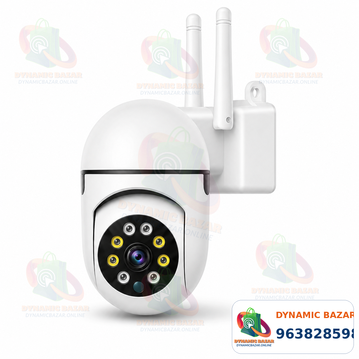Smart Wi-Fi CCTV Camera - 2 Antenna