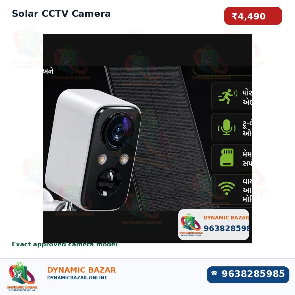 Solar CCTV Camera