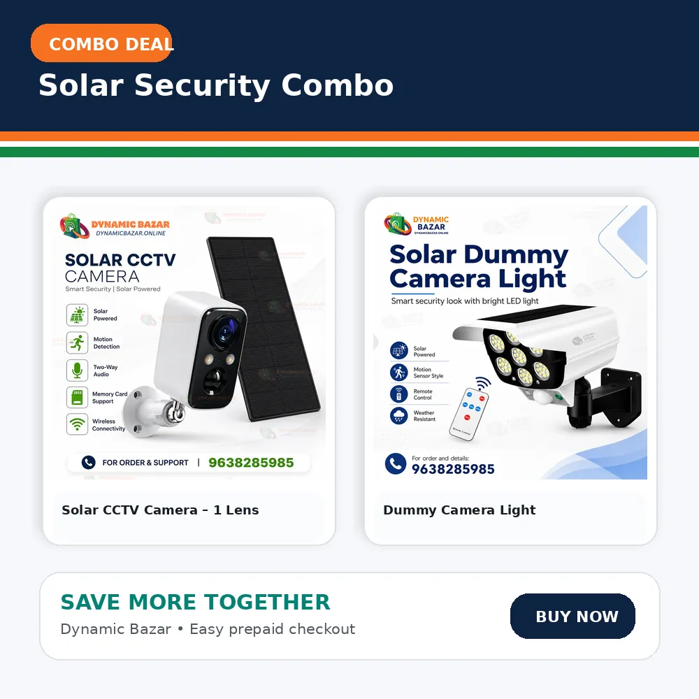 Solar Security Combo