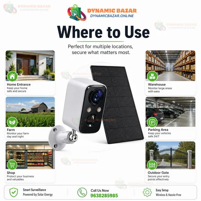 Solar CCTV Camera – 1 Lens