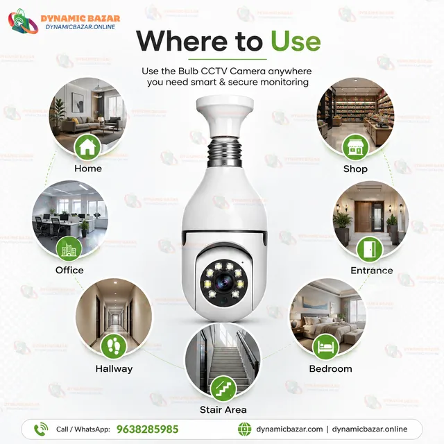Bulb CCTV Camera