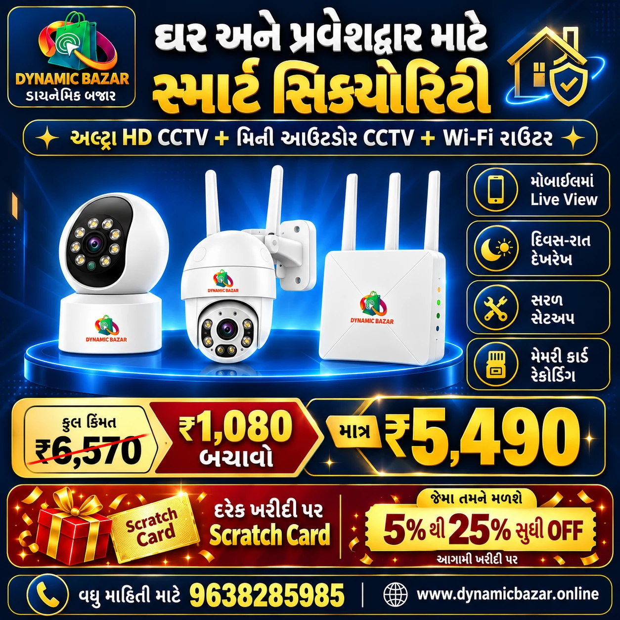 CCTV Security Combo • ₹5,490
