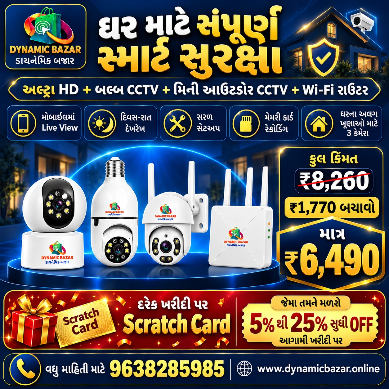 CCTV Security Combo • ₹6,490