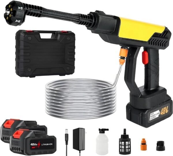 Dynamic Bazar™ Wireless High-Pressure Spray Gun (With 2 Batteries)