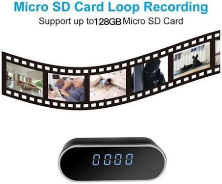 Digital Clock Smart CCTV Camera