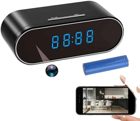 Digital Clock Smart CCTV Camera
