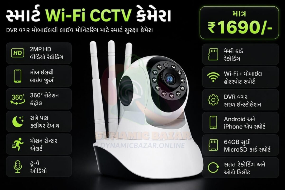 Smart Outdoor Wi-Fi CCTV Camera
